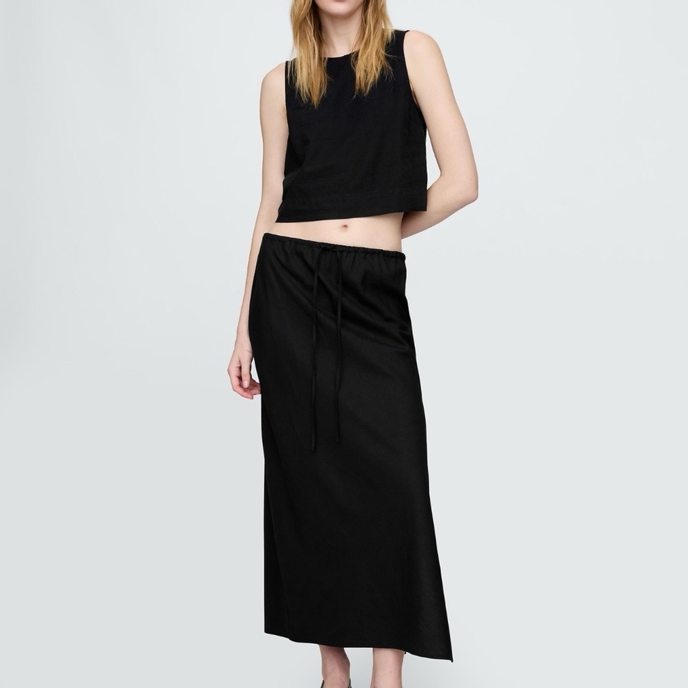 Gap Black Midi Skirt - Women Size Medium